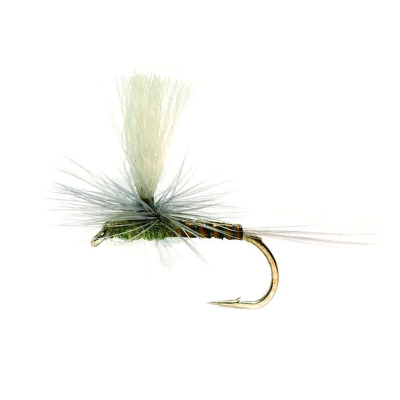 Mouche s&egrave;che silverstone parachute quill olive h18 (x3) - S&egrave;ches | Pacific P&ecirc;che