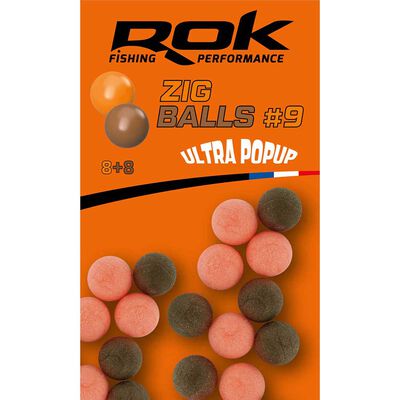 Appats Artificiels Rok Zig Balls 9mm x16 - Imitations | Pacific P&ecirc;che