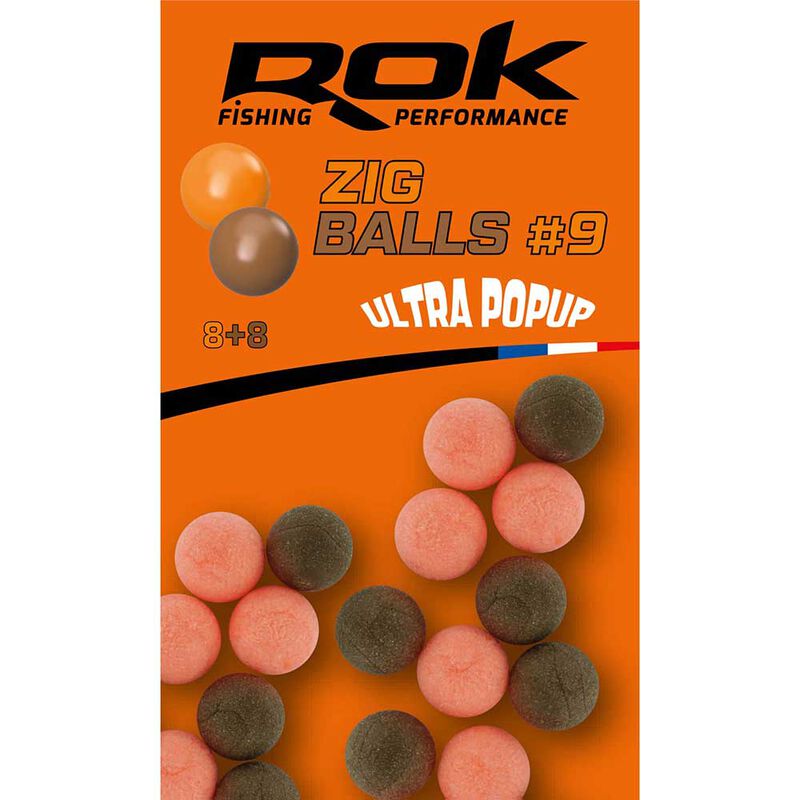 Appats Artificiels Rok Zig Balls 9mm x16 - Imitations | Pacific P&ecirc;che