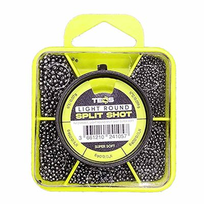 Boite de plombs Teos Box Light Round Super Soft - Plombs | Pacific P&ecirc;che