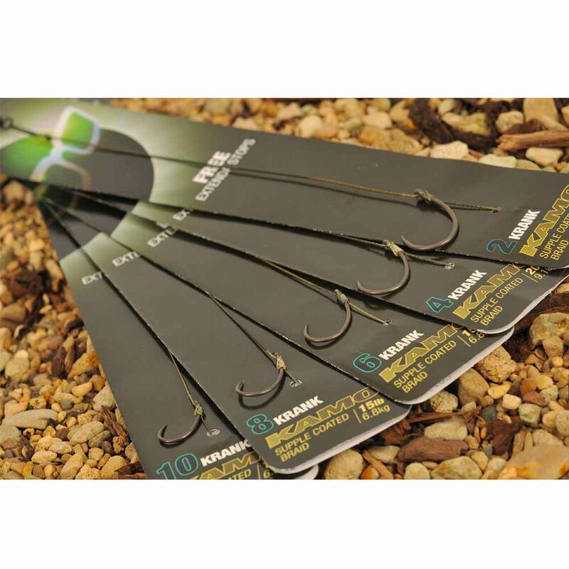 Bas de ligne carpe korda krank ready rig barbless - Bas de Ligne Mont&eacute;s | Pacific P&ecirc;che