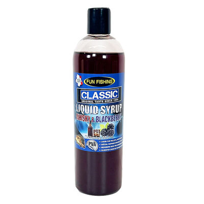 Booster Fun Fishing Classic Liquid Syrup Whisky Blackberry 480ml - Boosters / dips | Pacific P&ecirc;che