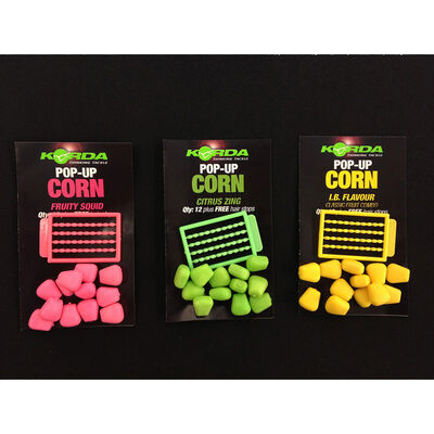 Grains de ma&iuml;s artificiels carpe korda pop-up corn - Imitations | Pacific P&ecirc;che