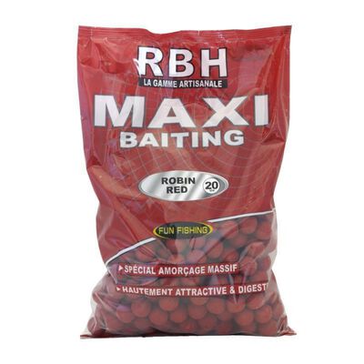 Bouillettes Fun Fishing RBH Baiting Robin Red 20 mm 2,5 kg - Bouillettes | Pacific P&ecirc;che