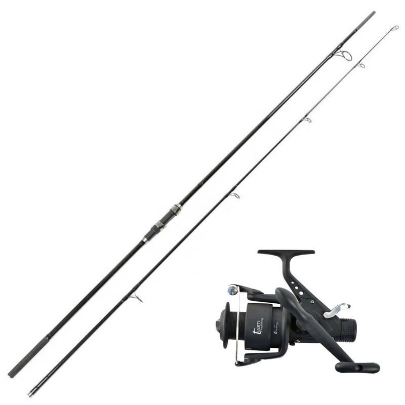 Ensemble carpe 10' 3lbs dark water canne + moulinet team carpfishing - Cannes / Moulinets / Combos | Pacific P&ecirc;che
