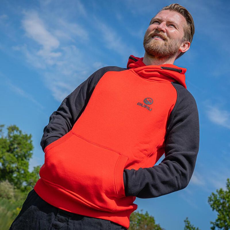 Sweat GURU HOODIE RED/BLACK - Sweatshirts | Pacific P&ecirc;che