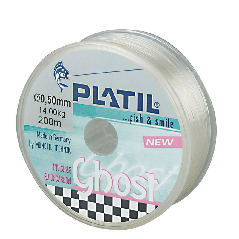 Fluorocarbone carnassier platil fluoro ghost 200m - Fluorocarbones | Pacific P&ecirc;che