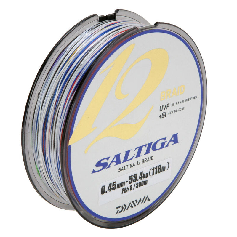 Tresse daiwa saltiga 12 brins ex 2.0 bobine de 600m - Tresses | Pacific P&ecirc;che