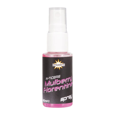 Spray Dynamite Baits N-Ticers Mulberry Florentine 30ml - Boosters / dips | Pacific P&ecirc;che