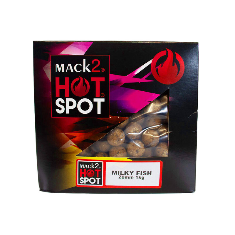 Bouillette Mack2 Milky Fish Boilie 1 kg - Denses | Pacific P&ecirc;che