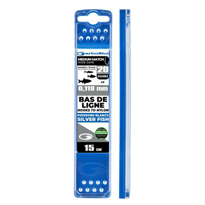 Bas de Ligne Mont&eacute;s Comp&eacute;tition GARBOLINO Medium Wide Gape - Lignes Mont&eacute;es | Pacific P&ecirc;che