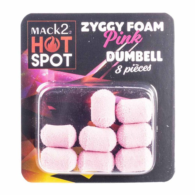Mousse zig rig mack2 ziggy foam dumbell (x8) - Imitations | Pacific P&ecirc;che