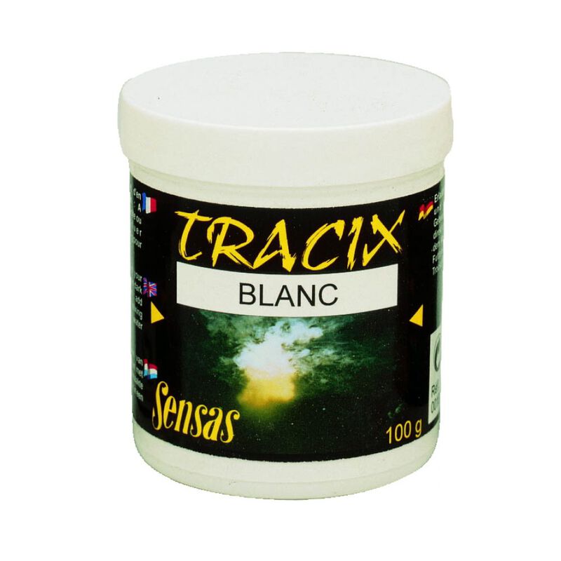 Additif pour amorce sensas tracix blanc 100g - Farines | Pacific P&ecirc;che