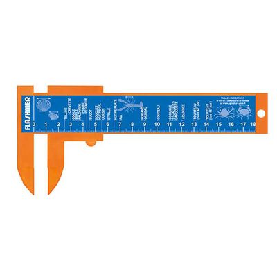 Pied &agrave; Coulisse Flashmer Mesure Coquillage 18cm - P&ecirc;che &agrave; Pieds | Pacific P&ecirc;che