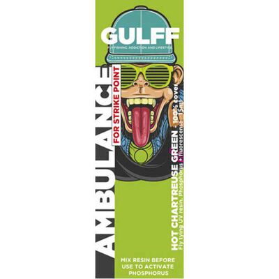 R&eacute;sine uv gulff ambulance 15 ml (coloris intenses) - Vernis | Pacific P&ecirc;che