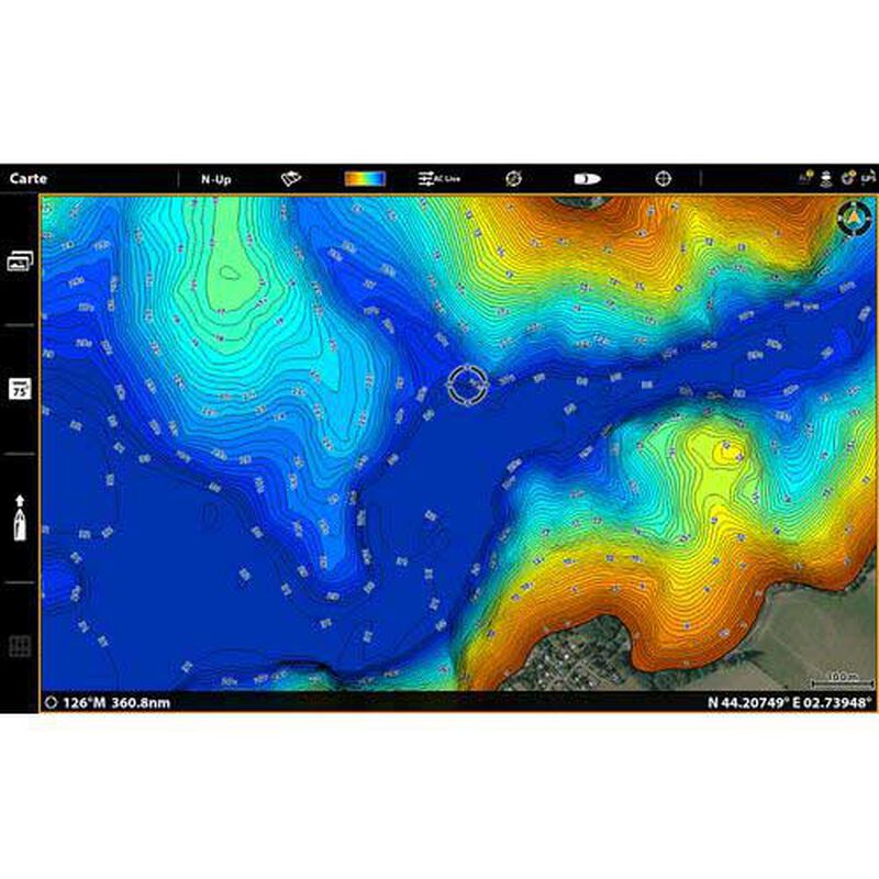 Carte d&eacute;taill&eacute;e des principaux lacs fran&ccedil;ais humminbird - Sondeurs/Gps | Pacific P&ecirc;che