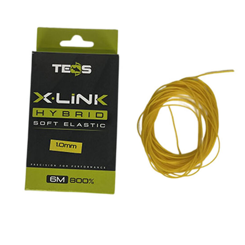 Elastique Teos X-Link Hybrid Soft Elastic - Elastiques Hybrides | Pacific P&ecirc;che