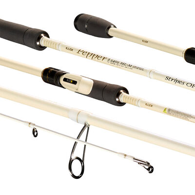 Canne Spinning Illex Pepper x5 S 2402 ML-M Stripes Ops 2.40m, 3-15g - Cannes Spinning | Pacific P&ecirc;che