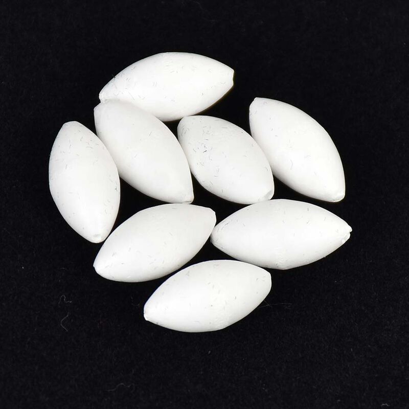 Perles ovales flottantes Sunset blanches (x20) - Perles | Pacific P&ecirc;che