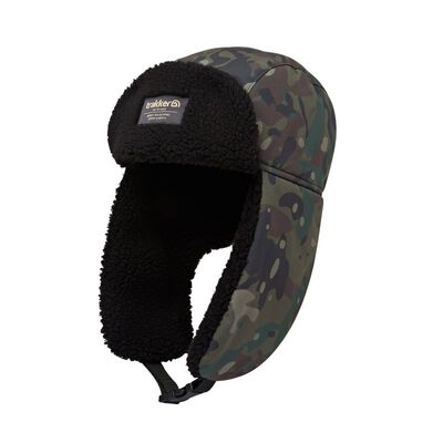 Chapeau Trakker Techpro Camo Trapper Hat - Bonnets | Pacific P&ecirc;che