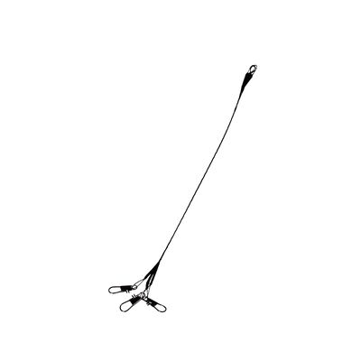 Bas de ligne acier Bzone 19 Brins Snap STK (x3) - Bas de ligne mont&eacute;s | Pacific P&ecirc;che