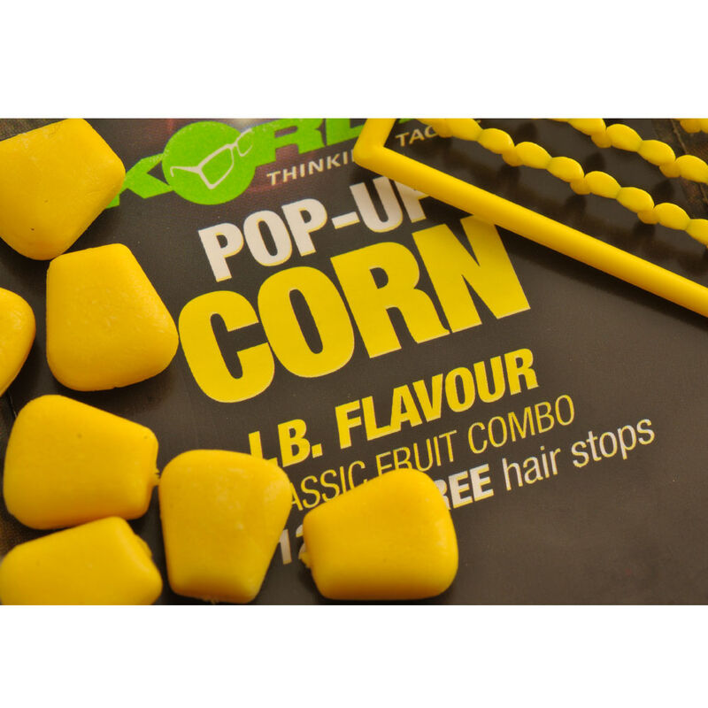 Grains de ma&iuml;s artificiels carpe korda pop-up corn - Imitations | Pacific P&ecirc;che