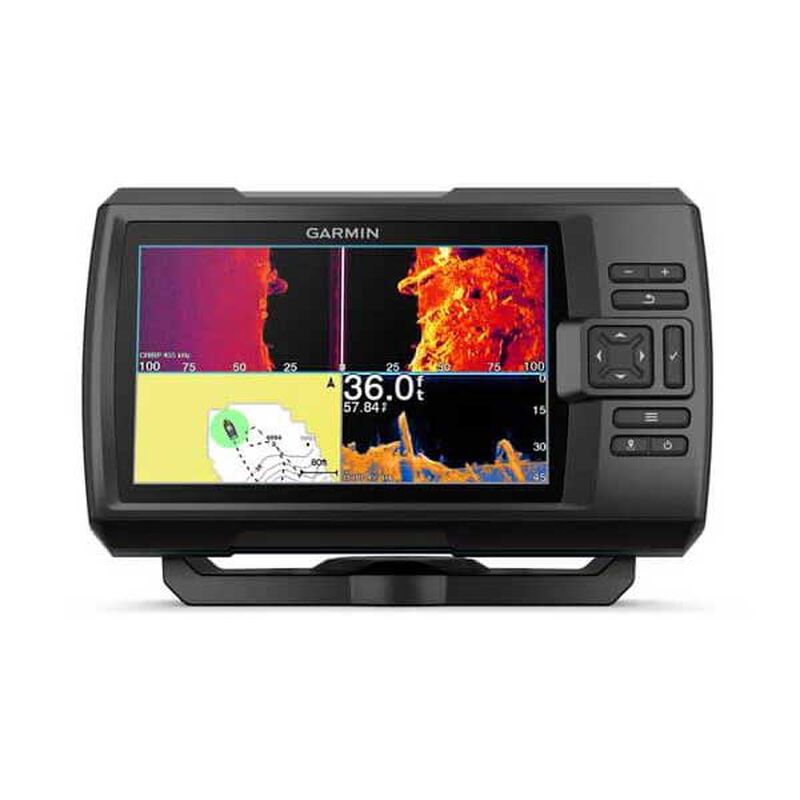 Combin&eacute; sondeur garmin striker 7sv - avec sonde gt52hw-tm - Sondeurs/Gps | Pacific P&ecirc;che