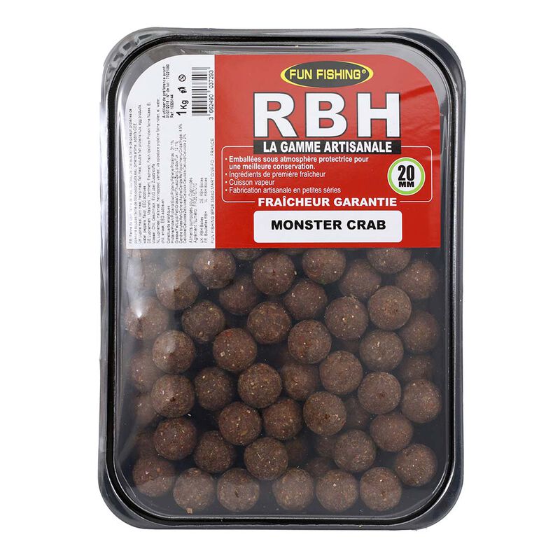 Bouillette Fun Fishing RBH Boilies Monster Crab 800g - Denses | Pacific P&ecirc;che