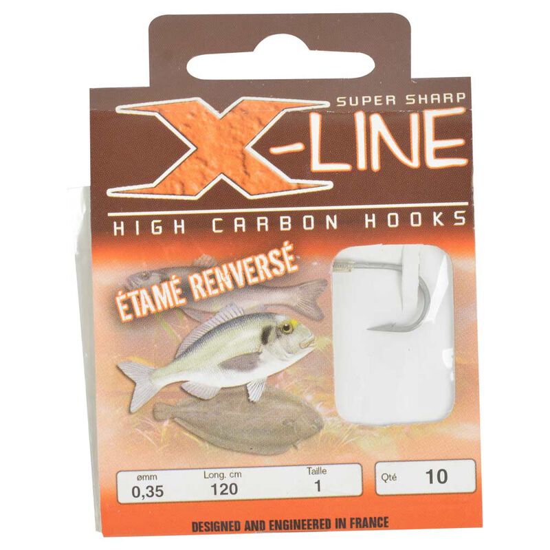 Hame&ccedil;ons mont&eacute;s mer x-line &eacute;tam&eacute; renvers&eacute; (x10) - Hame&ccedil;ons Mont&eacute;s | Pacific P&ecirc;che