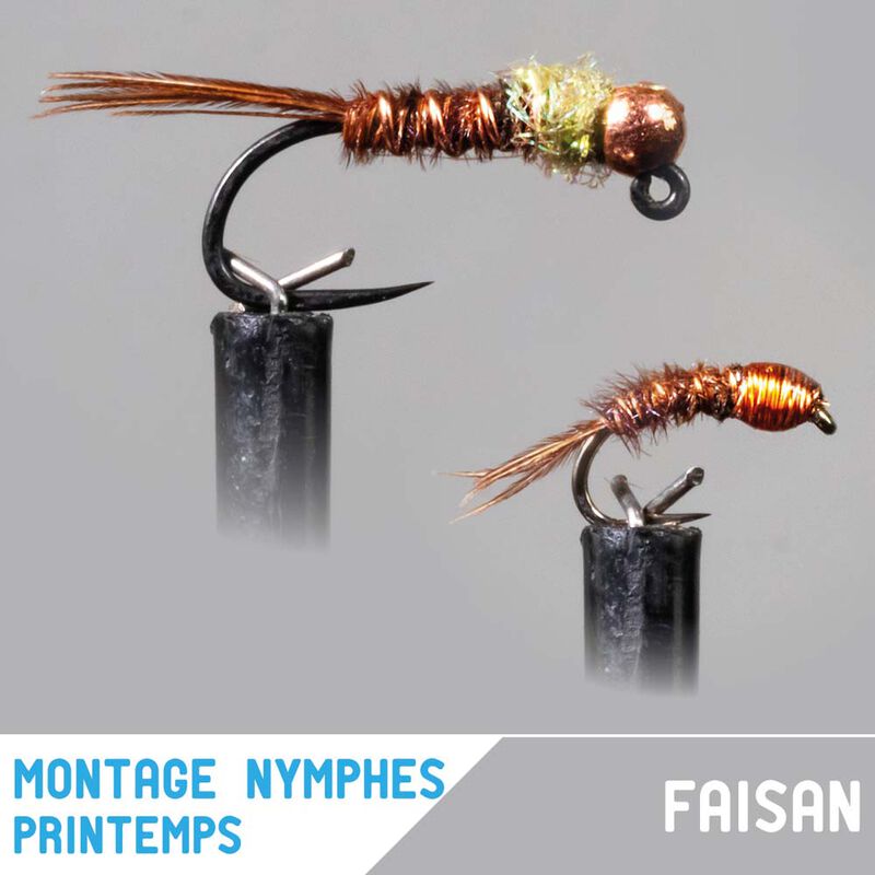 Nymphes Garbolino X2 - printemps / faisan - Nymphes | Pacific P&ecirc;che