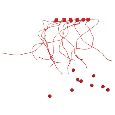 N&oelig;ud d&rsquo;arr&ecirc;t coulissant + perles water queen (sachet de 12 perles) rouges - Emerillons , Agrafes et Perles | Pacific P&ecirc;che
