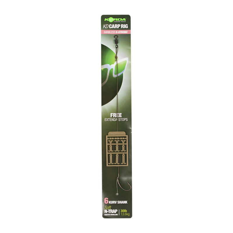 Bas de Ligne Korda N-Trap KD Rig Kurv Shank 30lb - Bas de Ligne Mont&eacute;s | Pacific P&ecirc;che