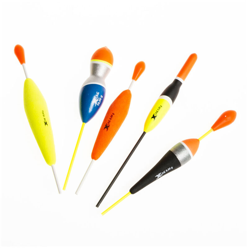 Pack flotteurs carnassier x-line pack promo (x5) - Carnassier au pos&eacute; | Pacific P&ecirc;che