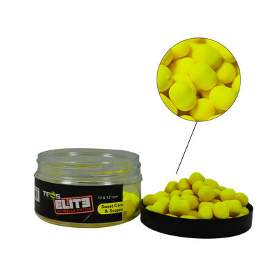 Dumbells Wafter Teos Elite 10/12mm Sweet Corn/ Scopex - Dumbells / Bouillettes | Pacific P&ecirc;che