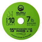 Bas de ligne guru qm1 standard hair 15" (38cm) - Acc. de montage feeder | Pacific P&ecirc;che