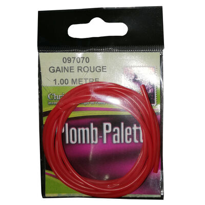 Gaine Delalande Rouge pour Plomb Palette 1m - Plombs | Pacific P&ecirc;che