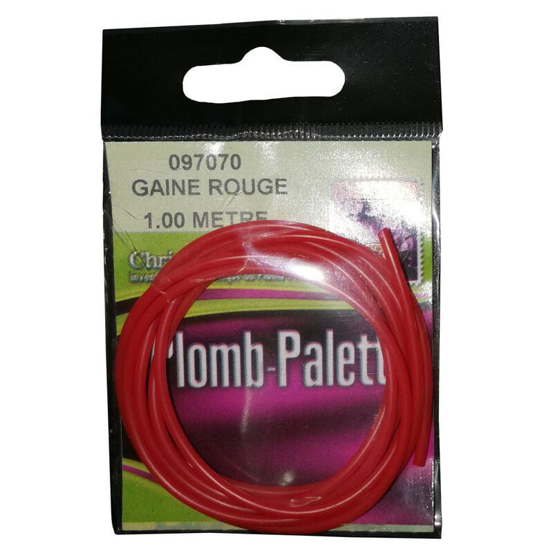 Gaine Delalande Rouge pour Plomb Palette 1m - Plombs | Pacific P&ecirc;che