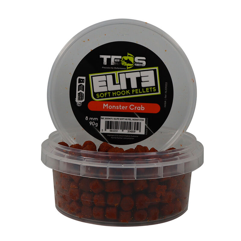 Pellets Soft Hook Teos Elite Monster Crab 8mm 90g - Pellets | Pacific P&ecirc;che