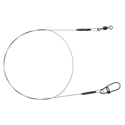 Bas de ligne mont&eacute; carnassier spro matt black leader 1x1 titanium (x1) - Bas de ligne mont&eacute;s | Pacific P&ecirc;che