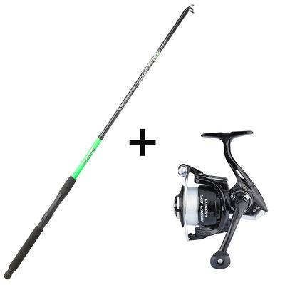 Ensemble T&eacute;lescopique SERT Fish Instinct Energy Telespin 2.70m, 40-80g + Moulinet Meka Efi 4000Fd - Packs et ensembles | Pacific P&ecirc;che
