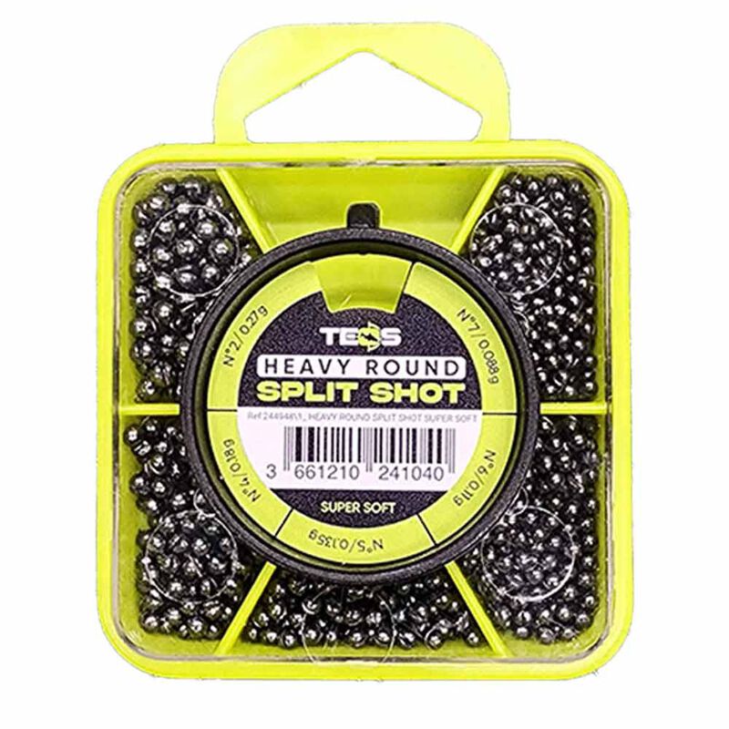 Boite de plombs Teos Box Heavy Round Super Soft - Ronds | Pacific P&ecirc;che