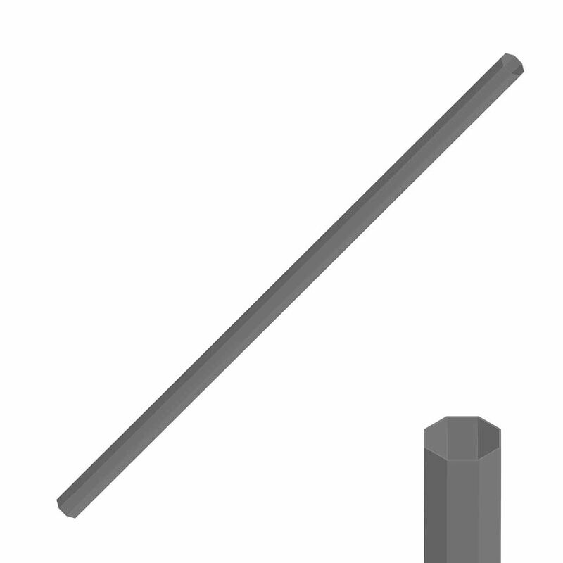 Tube Rive Octo 50mm L182cm Fume - Tubes de Protections | Pacific P&ecirc;che