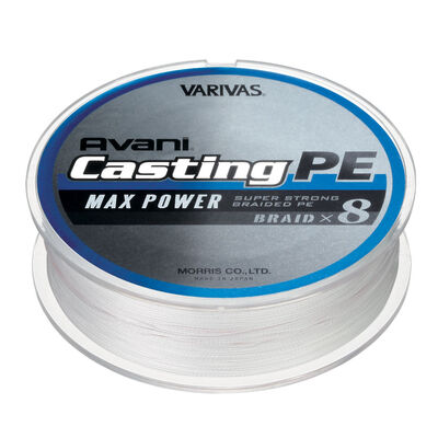 Tresse Varivas Avani Casting Blanche 300 m X8 - Tresses | Pacific P&ecirc;che