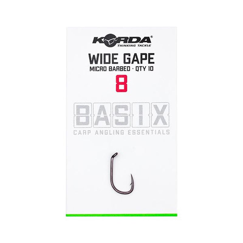 Hame&ccedil;ons korda basix wide gape (x10) - Hame&ccedil;ons | Pacific P&ecirc;che