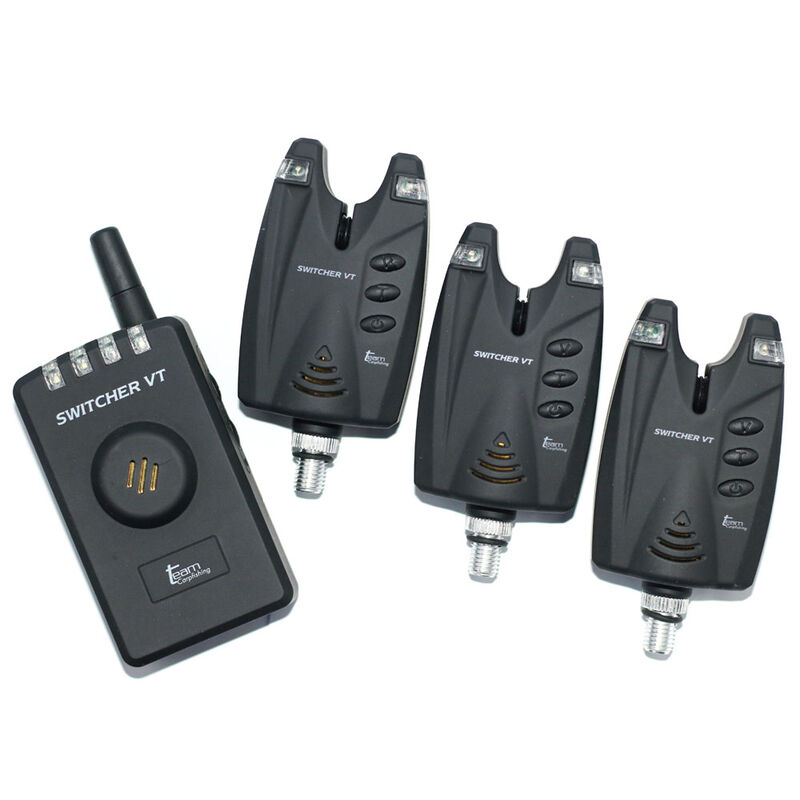 Coffret 3 d&eacute;tecteurs carpe team carpfishing switcher vt + centrale - Coffrets d&eacute;tecteurs | Pacific P&ecirc;che