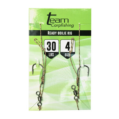 Bas de ligne carpe team carpfishing standard boilie rig 30 lbs x 2 - Bas de Ligne Mont&eacute;s | Pacific P&ecirc;che