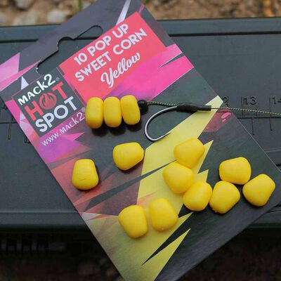 Grains de ma&iuml;s artificiels carpe mack2 pop up sweet corn (x10) - Imitations | Pacific P&ecirc;che