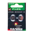 Pile au Lithium Flashmer CR2032 - 3 Volts (x2) - Lampes | Pacific P&ecirc;che