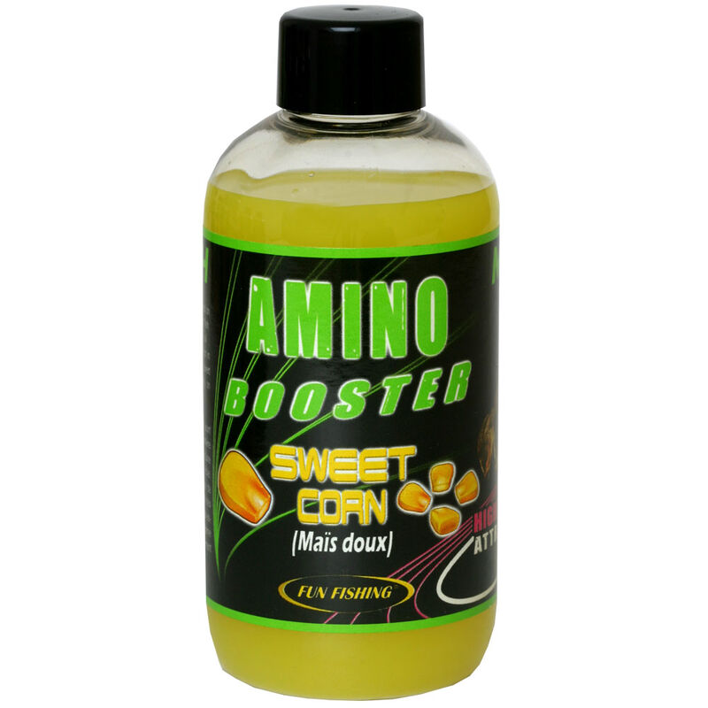 Additif liquide coup fun fishing amino booster sweet corn 200ml - Additifs | Pacific P&ecirc;che