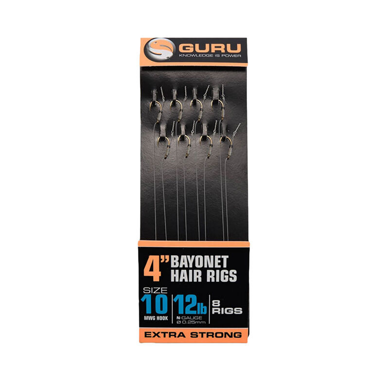 Hame&ccedil;ons mont&eacute;s coup guru bayonets ready rig 10cm (x8) - Hame&ccedil;ons mont&eacute;s feeder | Pacific P&ecirc;che